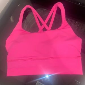 Sonic Pink Energy Bra Lululemon